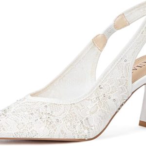 Slingback Wedding Heels for Women
