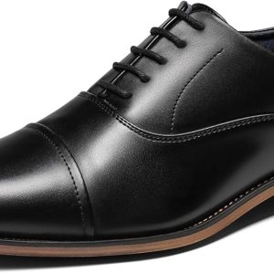 Men's Lace Up Soft Cap-Toe Formal Dress Shoes